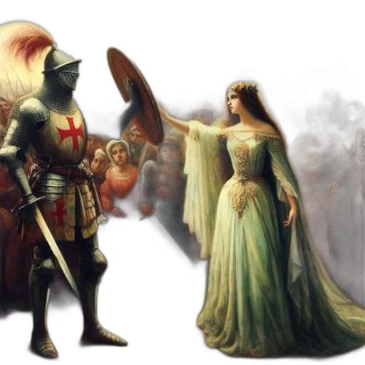 sword, fantasy art, concept art, comic book art transparent PNG cut-out