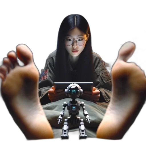 robot, shoes, weapon, creature transparent PNG cut-out