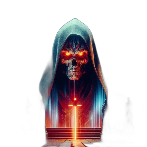 robot, sword, weapon, mask transparent PNG cut-out