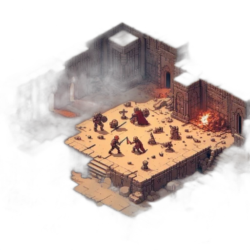 concept art, pixel art, fantasy art, 3d render transparent PNG cut-out