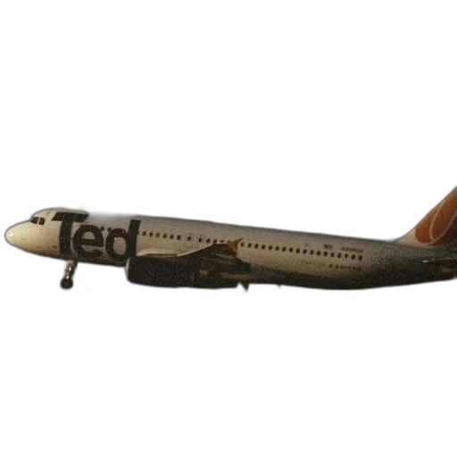 3d render, ted, airplane, taking transparent PNG cut-out