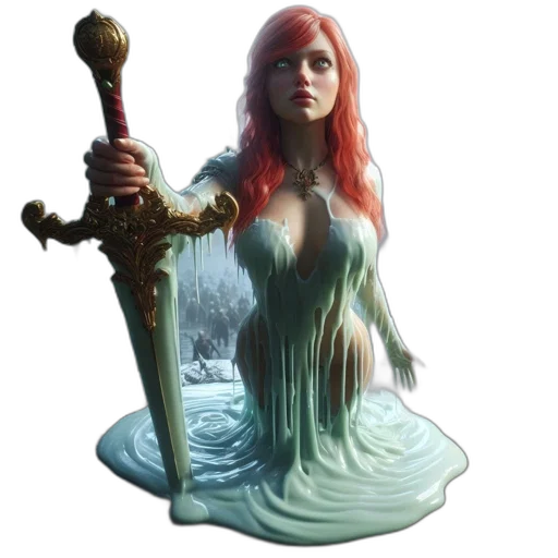 sword, dress, staff, weapon transparent PNG cut-out