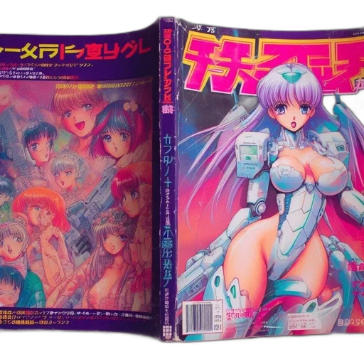 vaporwave, cyberpunk, anime, concept art transparent PNG cut-out