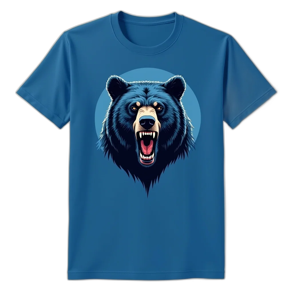 3d render, blue, t-shirt, large transparent PNG cut-out