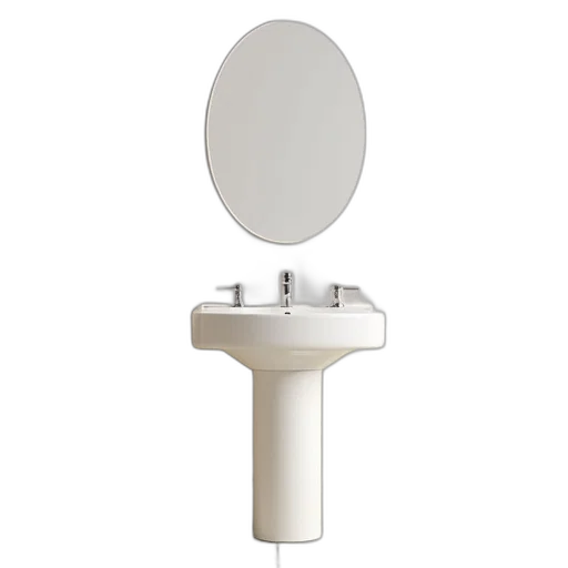 staff, modern, bathroom, white transparent PNG cut-out