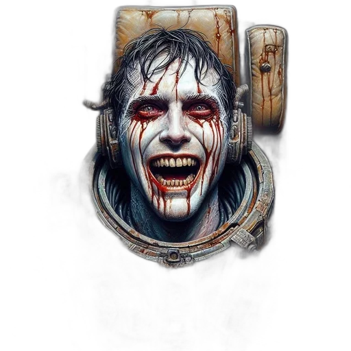 face, mask, creature, concept art transparent PNG cut-out