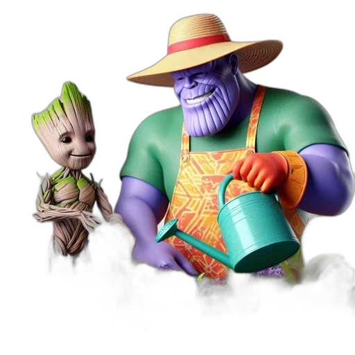 food, concept art, 3d render, comic book art transparent PNG cut-out