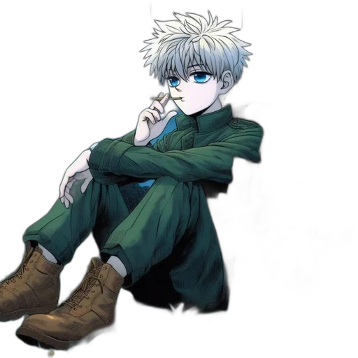 creature, jacket, concept art, anime transparent PNG cut-out