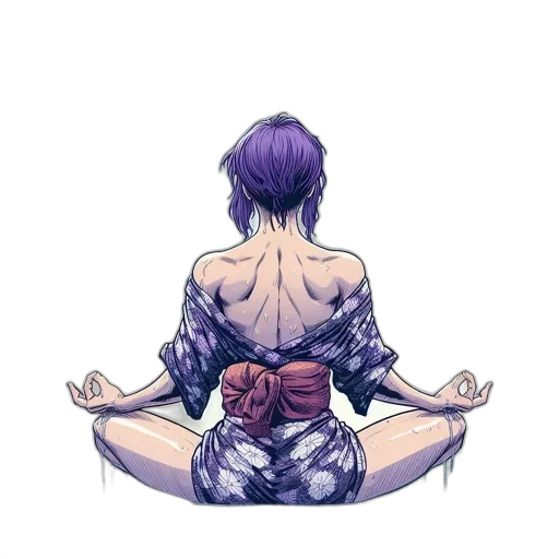concept art, watercolor, pixel art, cyberpunk transparent PNG cut-out