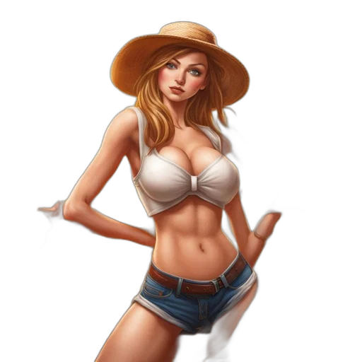 hat, staff, fantasy art, concept art transparent PNG cut-out