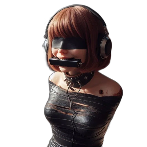 dress, mask, robot, face transparent PNG cut-out