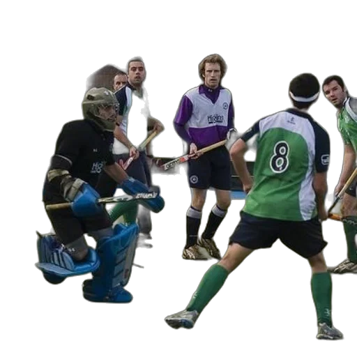staff, group, hockey, players transparent PNG cut-out