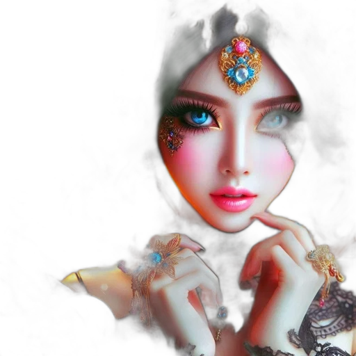 jewelry, mask, crown, face transparent PNG cut-out