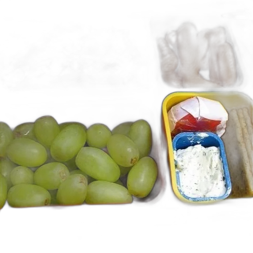 food, 3d render, photorealistic, blue transparent PNG cut-out