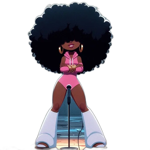 hair, dress, concept art, cartoon transparent PNG cut-out