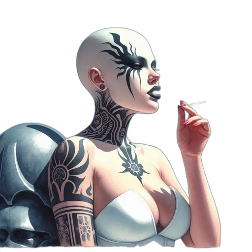robot, mask, jewelry, face transparent PNG cut-out