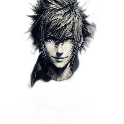 face, mask, hair, dragon transparent PNG cut-out