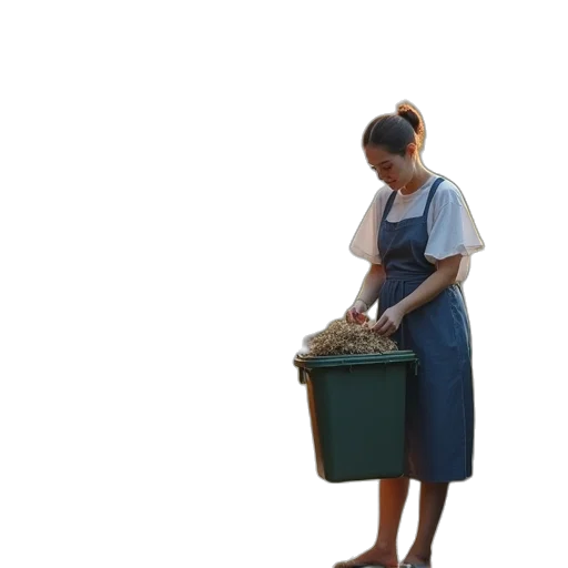 staff, dress, food, jewelry transparent PNG cut-out