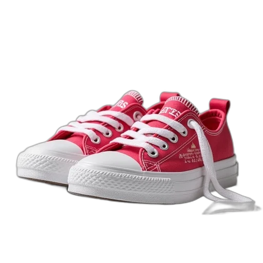 shoes, photorealistic, 3d render, red transparent PNG cut-out
