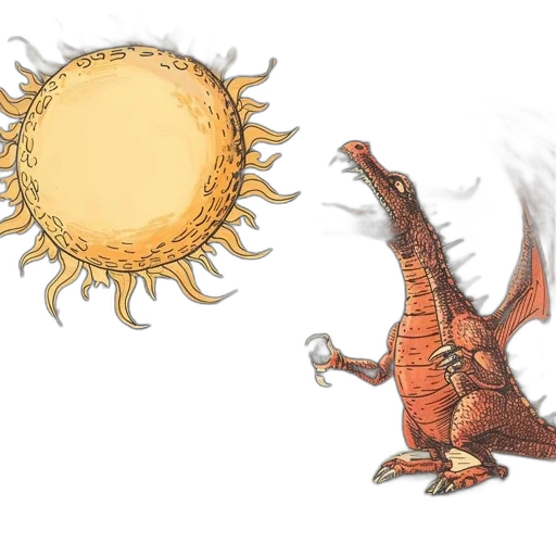 dragon, creature, animal, concept art transparent PNG cut-out