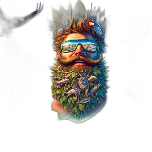 mask, face, creature, animal transparent PNG cut-out