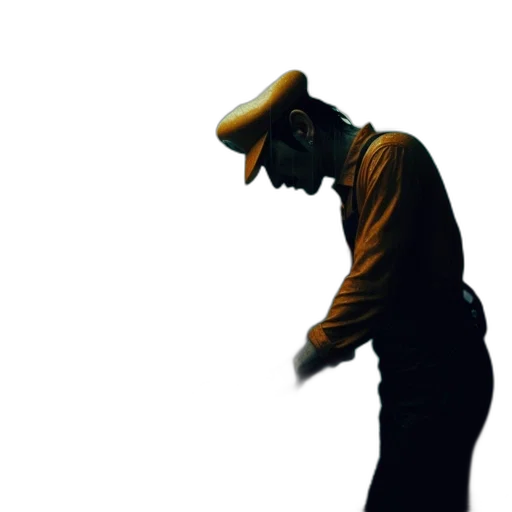 staff, hat, jacket, face transparent PNG cut-out