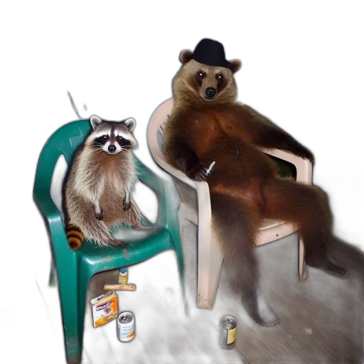 furniture, hat, animal, concept art transparent PNG cut-out