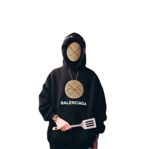 jacket, mask, jewelry, face transparent PNG cut-out
