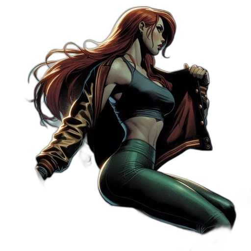 comic book art, concept art, fantasy art, dimly transparent PNG cut-out