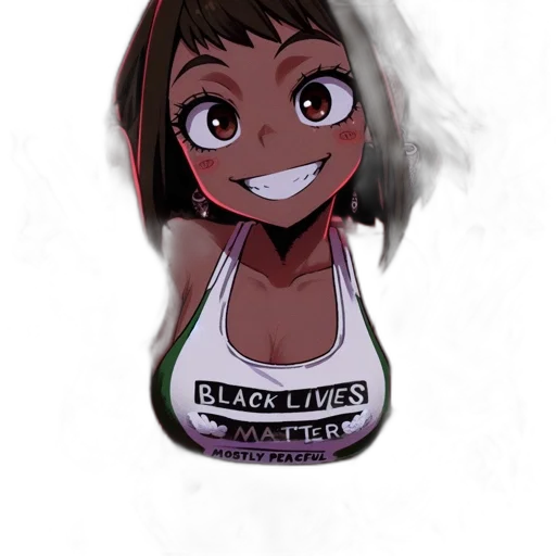 dress, creature, face, weapon transparent PNG cut-out