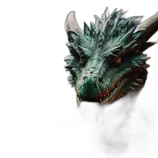 dragon, mask, creature, animal transparent PNG cut-out