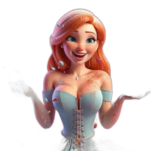 dress, jewelry, crown, face transparent PNG cut-out