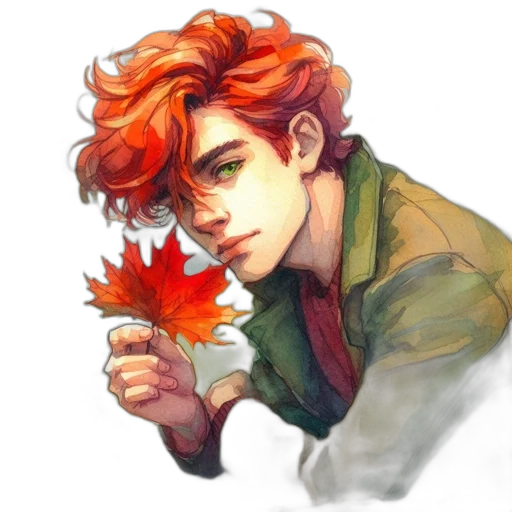 flower, watercolor, fantasy art, concept art transparent PNG cut-out
