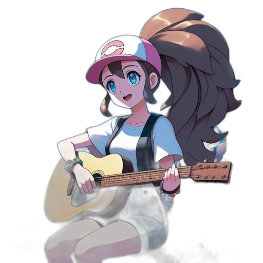 staff, hat, hair, face transparent PNG cut-out