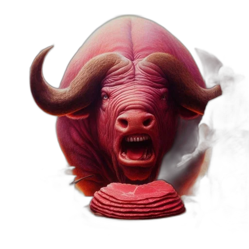 mask, face, animal, 3d render transparent PNG cut-out