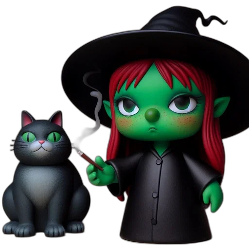 staff, concept art, 3d render, animated transparent PNG cut-out