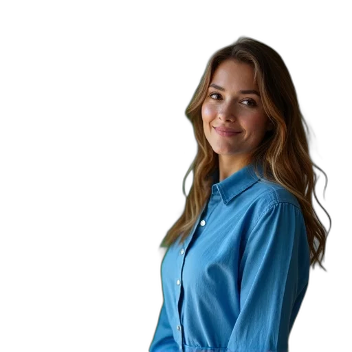 staff, dress, jacket, face transparent PNG cut-out