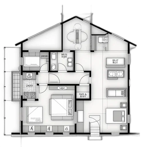 building, 3d render, concept art, photorealistic transparent PNG cut-out
