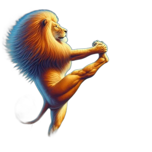 creature, animal, staff, hair transparent PNG cut-out