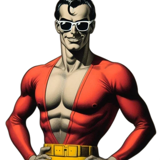 robot, comic book art, concept art, cartoon transparent PNG cut-out