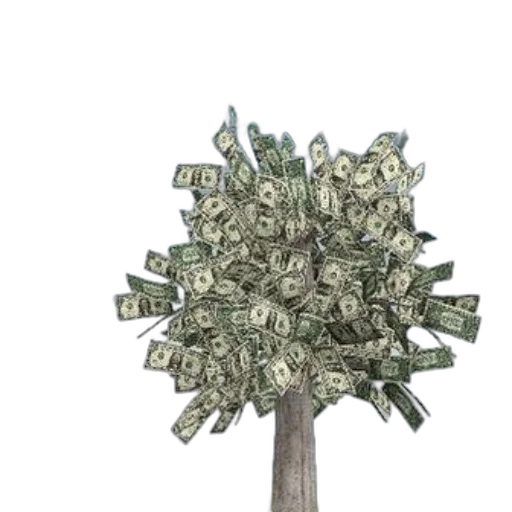 tree, crown, jacket, 3d render transparent PNG cut-out