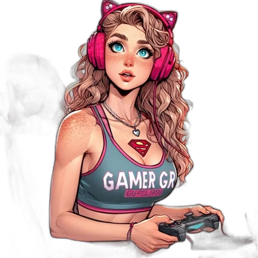 face, weapon, dress, pixel art transparent PNG cut-out