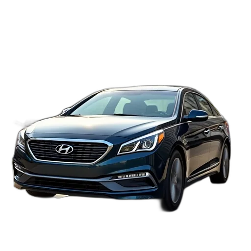 car, 2016, hyundai, sonata transparent PNG cut-out