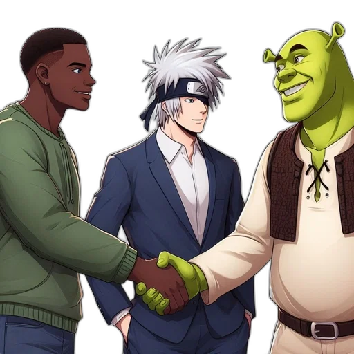 concept art, comic book art, anime, cartoon transparent PNG cut-out