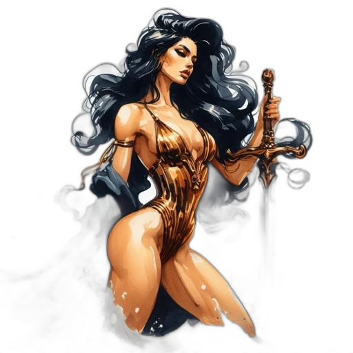 comic book art, fantasy art, concept art, pixel art transparent PNG cut-out