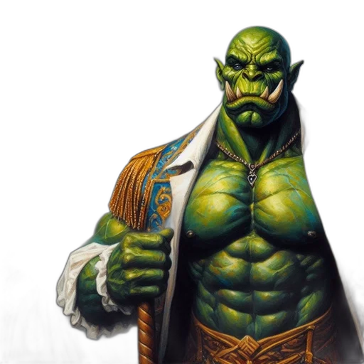 concept art, fantasy art, comic book art, photorealistic transparent PNG cut-out