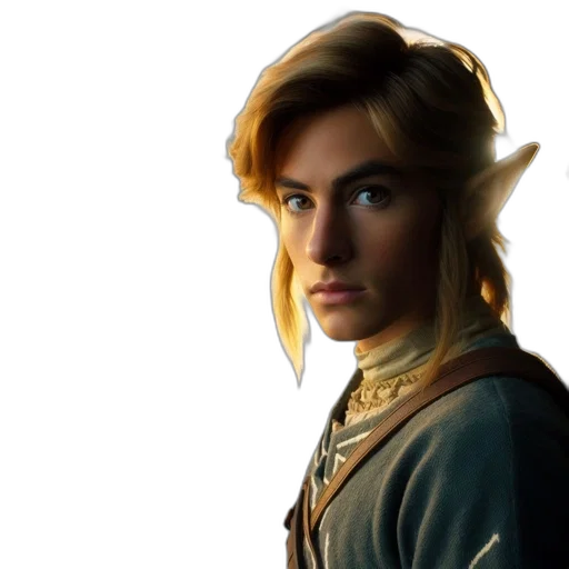 dragon, face, hair, staff transparent PNG cut-out