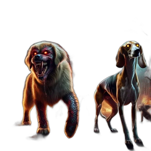 animal, creature, concept art, 3d render transparent PNG cut-out