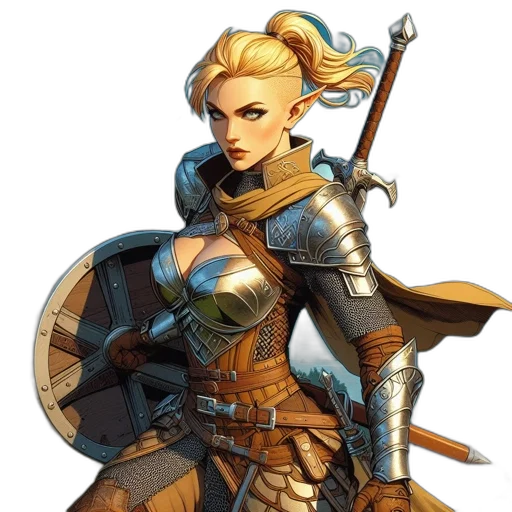 sword, weapon, staff, fantasy art transparent PNG cut-out