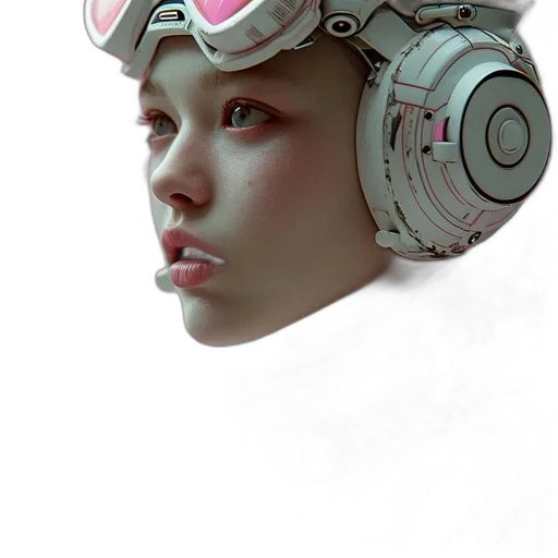 robot, face, mask, hat transparent PNG cut-out